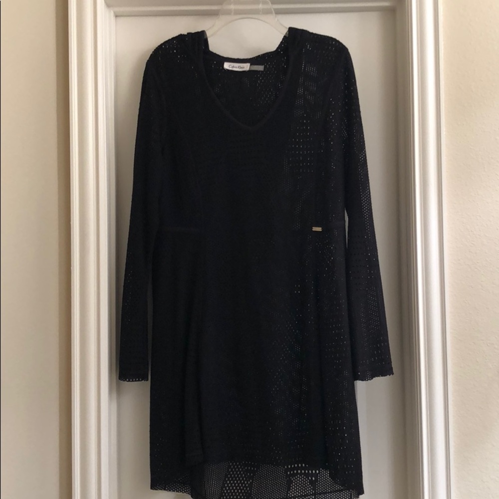Calvin Klein Swim suit Cover up with hood